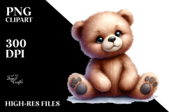Baby Bear PNG Product Image 2