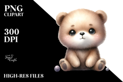 Baby Bear PNG Product Image 2
