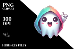Funny Silly Ghost PNG Product Image 2