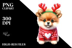 Extremely Expressive Baby Pomeranian PNG Product Image 1