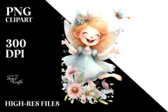 Whimsical Excited Fairy PNG Product Image 2