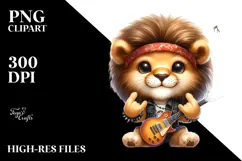 Cute Baby Lion PNG Product Image 2