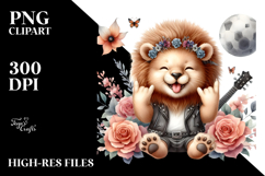 Cute Baby Lion PNG Product Image 2