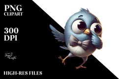 Dancing Bird, Soft PNG Product Image 2