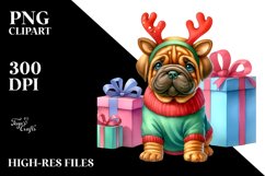 Extremely Expressive Baby Mastiff PNG Product Image 1