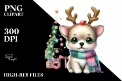 Expressive Watercolor Puppy PNG Product Image 1