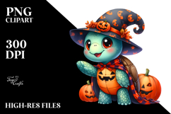 Funny Turtle Halloween Suit | Sublimation Clipart Product Image 2