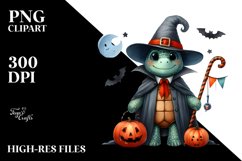 Funny Turtle Halloween Suit | Sublimation Clipart Product Image 1