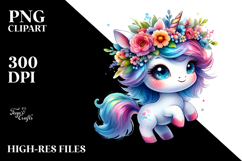 Dancing Baby Unicorn PNG in Style Product Image 2