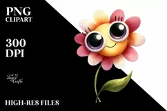 Funny Baby Flower, High-Res PNG Product Image 1