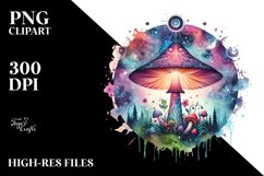 Magical Celestial Mushroom PNG Product Image 2