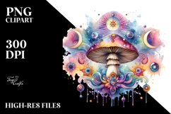 Magical Celestial Mushroom PNG Product Image 2