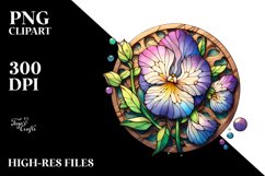 Wooden Stained Sweet Pea with Golden Insertions | Product Image 3