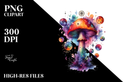Vibrant Mushroom Tarot PNG Product Image 2