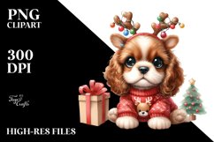 Extremely Expressive Baby Cocker Spaniel PNG Product Image 1