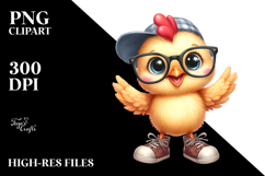 Watercolor Baby Chicken Big Eyes Product Image 2