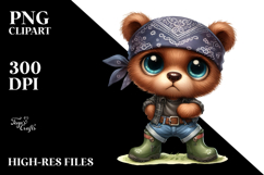 Watercolor Baby Bear Big Eyes Product Image 2