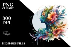 Abstract Vibrant Watercolor PNG Product Image 1