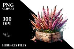 Colorful Heather with Metalic Insertions | Clipart Product Image 1