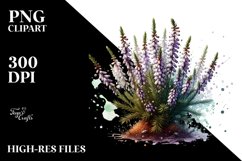 Colorful Heather with Metalic Insertions | Clipart Product Image 1