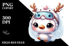 a Swan with Sky Goggles Product Image 1