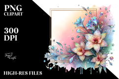 Colorful Diamond Narcissus PNG Product Image 2