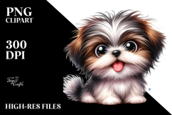 Shih Tzu Cartoon PNG Product Image 2