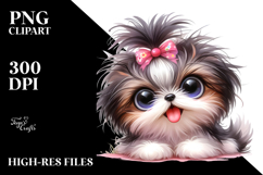 Shih Tzu Cartoon PNG Product Image 2