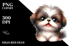 Shih Tzu Cartoon PNG Product Image 2