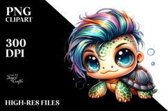 Cute Baby Turtle PNG Product Image 2