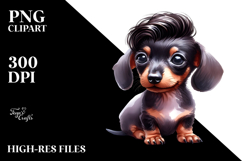 Expressive Dachshund PNG Product Image 2