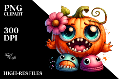 Enthusiastic Pumpkin Head PNG Product Image 2