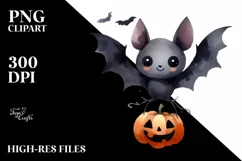 Simple Funny Haloween Clipart PNG Product Image 1