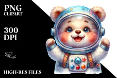 Cute Baby Bear, Energetic PNG Product Image 2