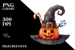 Funny Haloween Hat Clipart Product Image 1
