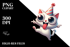 Party Cat, Soft PNG Product Image 2