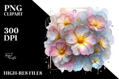 Abstract Shiny Pastel Primrose made of PNG Product Image 1