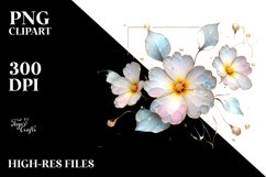 Abstract Shiny Pastel Primrose made of PNG Product Image 1