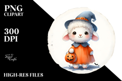 Cute Baby Lamb Halloween PNG Product Image 2