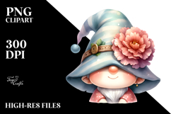 Cute Watercolor Gnome with Big Hat Product Image 2