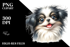 Happy Baby Japanese Chin PNG Product Image 2