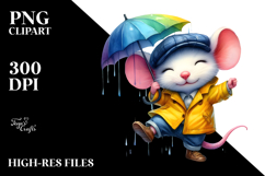 Dancing Baby Mouse with Cool Haircut, PNG Product Image 2