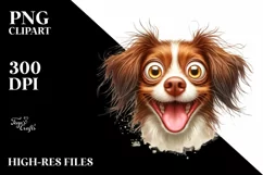 Funny Brittany with Big Eyes and Smiling | Sublimation | Product Image 3