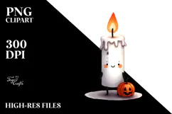 Simple Funny Halloween Broomstick Clipart PNG Product Image 2