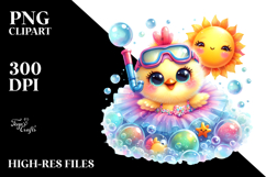 Smiling Baby Chicken PNG Product Image 2
