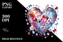 Watercolor Heart PNG Product Image 2