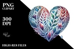 Watercolor Heart PNG Product Image 2