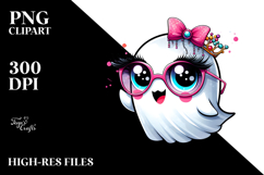 Adorable Cute Ghost PNG Product Image 2