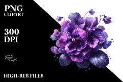 Glossy Violet with Watercolor Splash Product Image 3