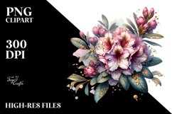 Shiny Rhododendron Clipart Product Image 1